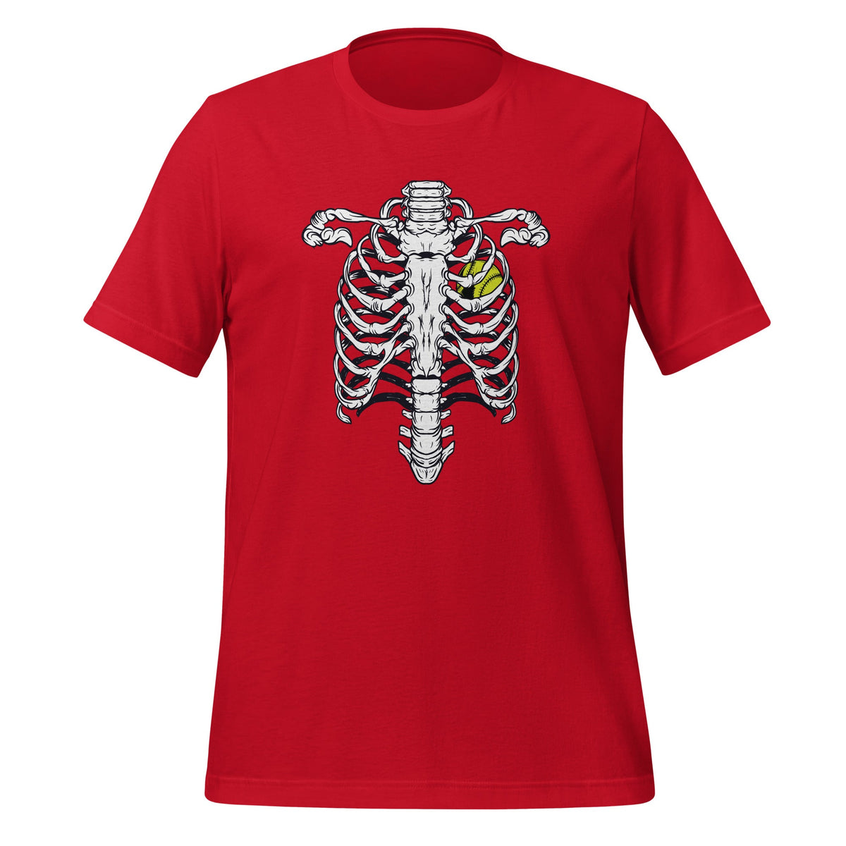 Softball Heart Skeleton Rib Cage Halloween Sports Lover product image 3