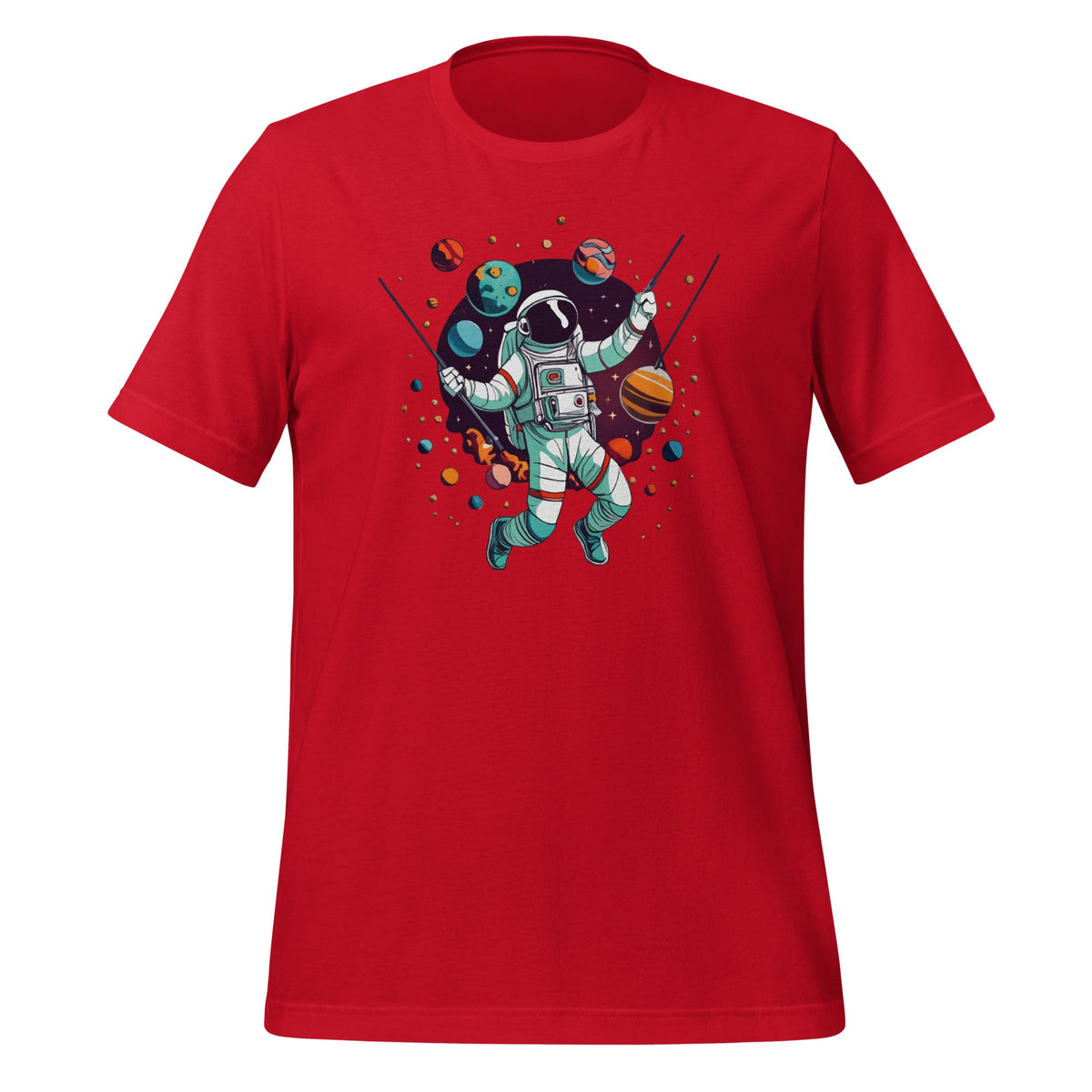 Astronaut With Planets In Hand Art Outer Space Unisex product image 3
