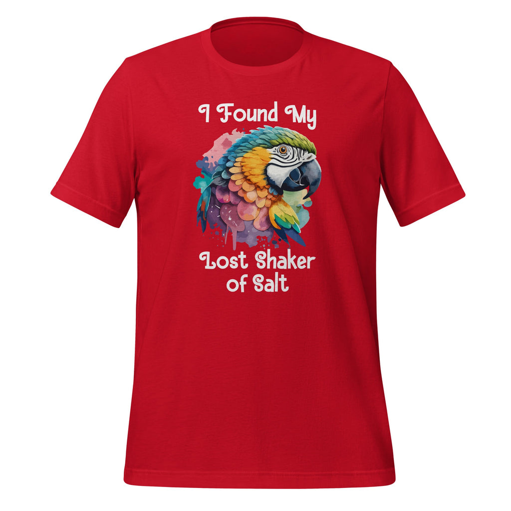Found My Lost Shaker Salt Fun Parrot Head Art Unisex T-Shirt product image 3