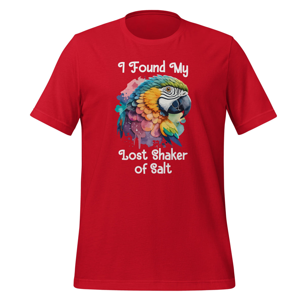 Found My Lost Shaker Salt Fun Parrot Head Art Unisex T-Shirt product image 3