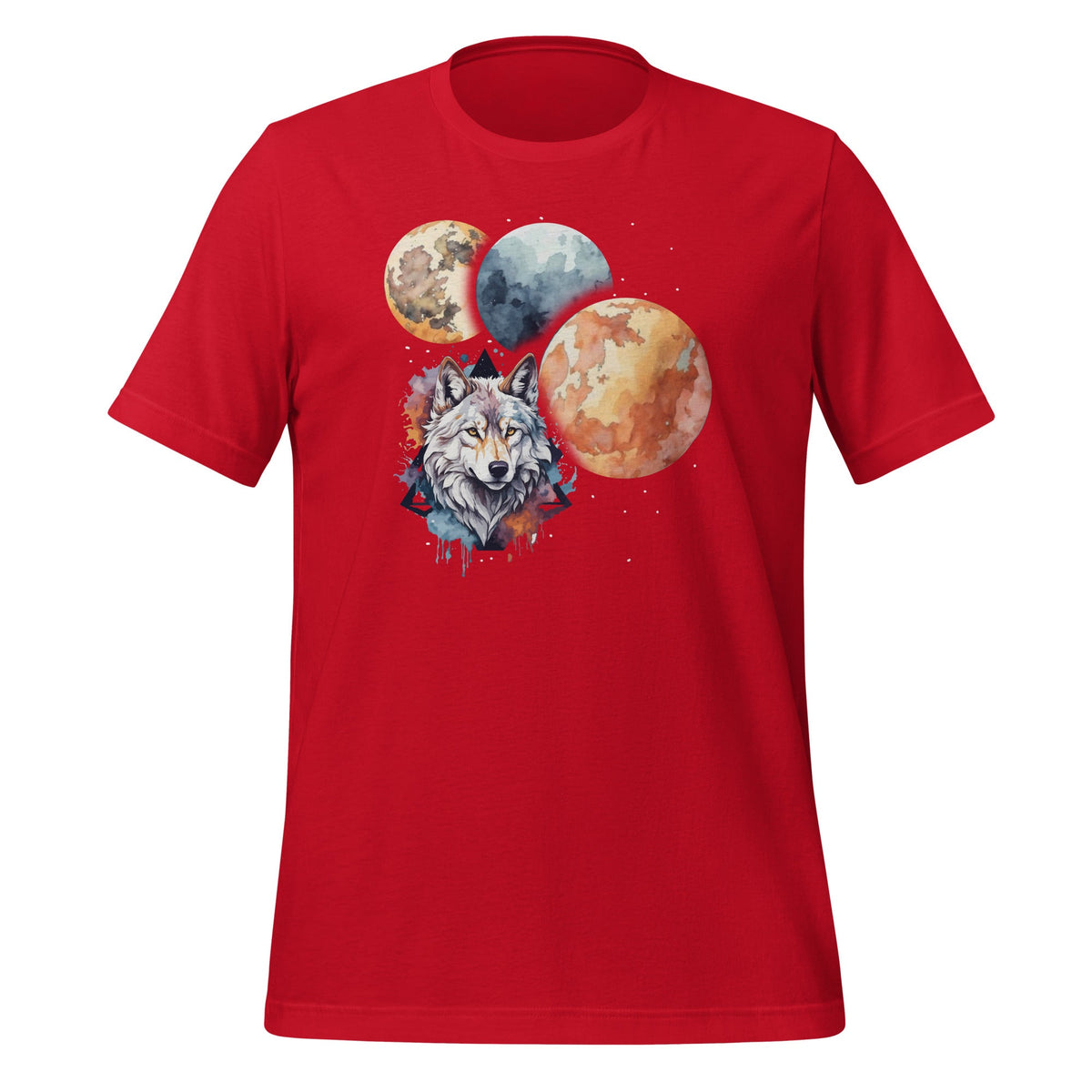 Three Moon Wolf 3 Moons Howling At Space Pun Magic Meme product image 3