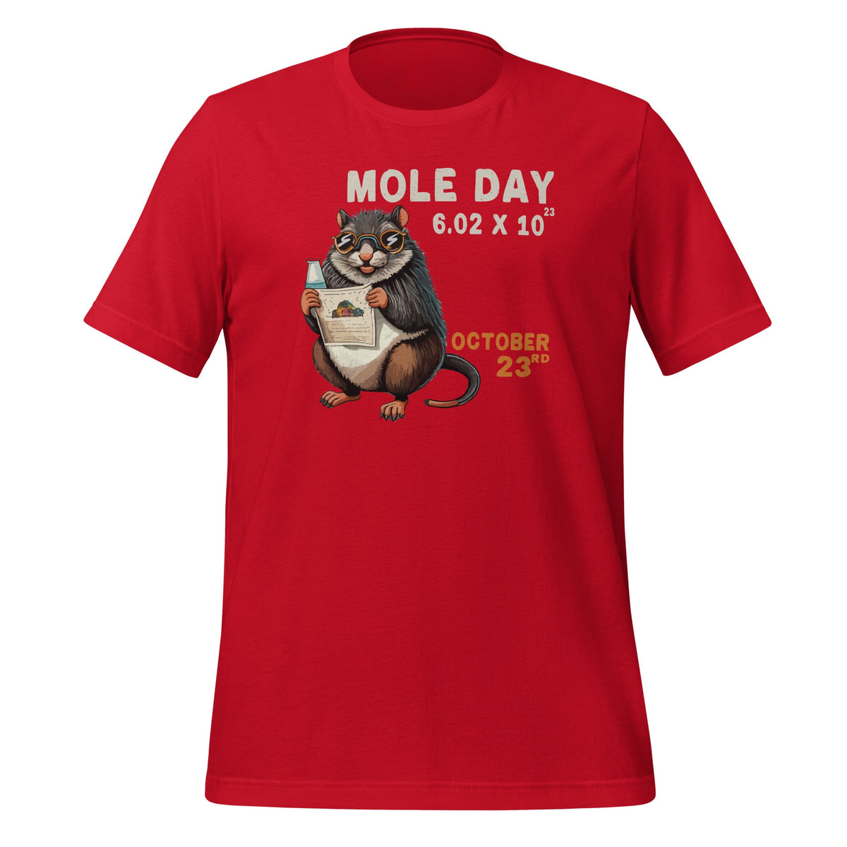 6.02 X 10 October Happy Mole Day Celebrate Science Chemists product image 3