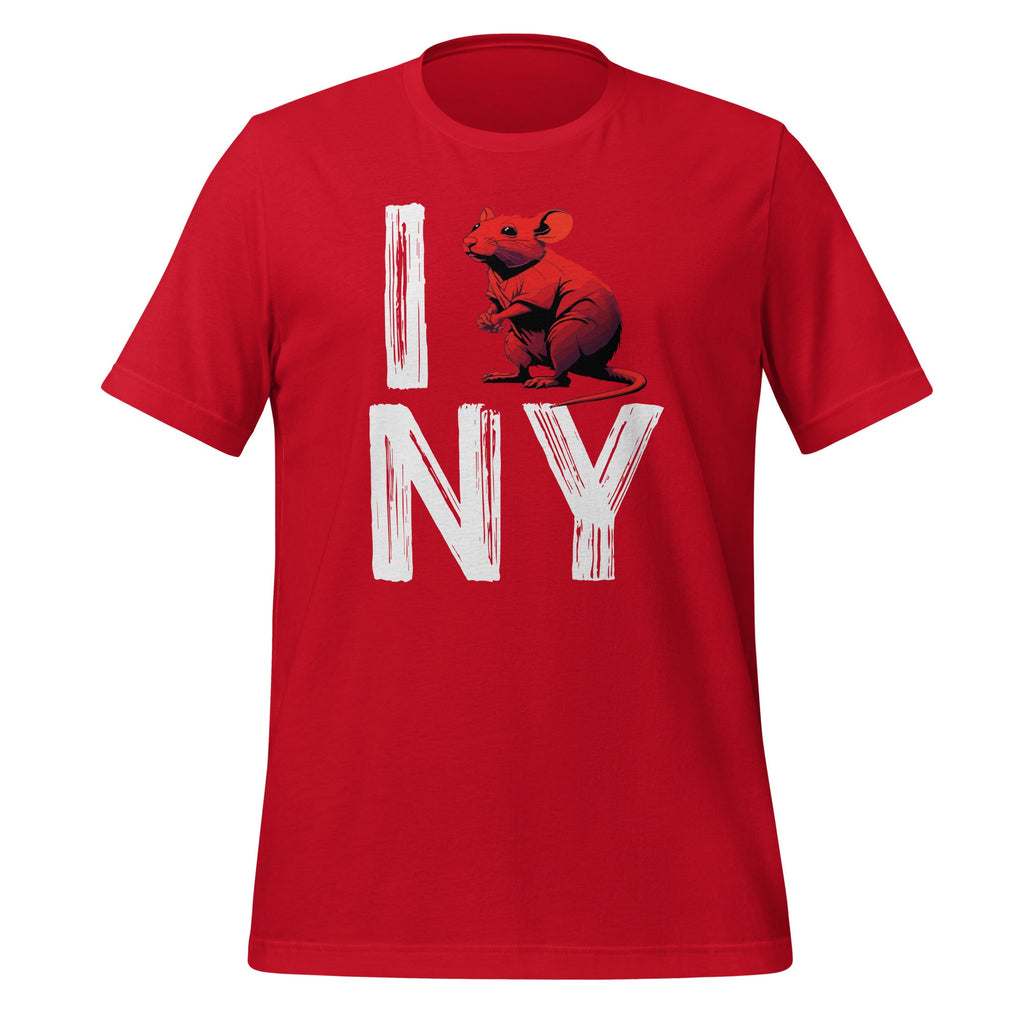 I Rat NY I Love Rats New York Unisex T-Shirt product image 3