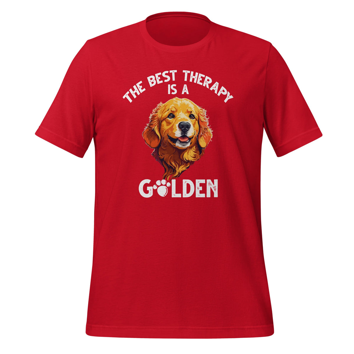 The Best Therapy Is A Golden Retriever Dog Lovers Unisex product image 3