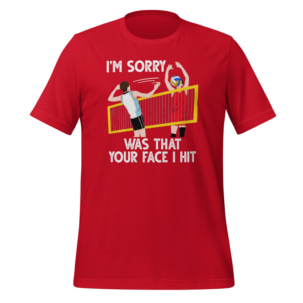 Im Sorry Was That Your Face I Hit Funny Volleyball Sports product image 3