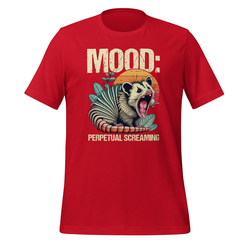 Funny Opossum Mood Perpetual Screaming Possum Panic Unisex product image 3