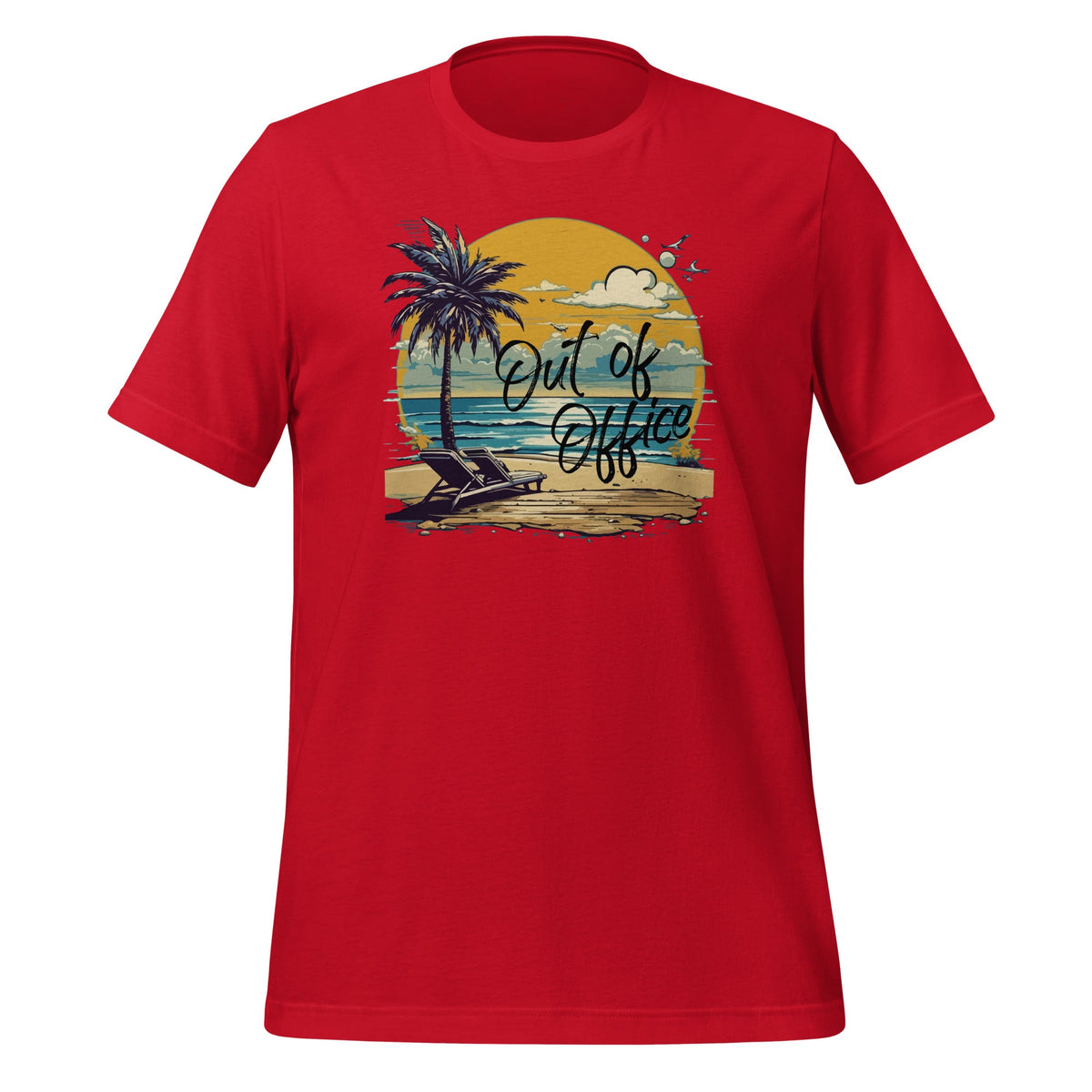 Out of Office Beach Graphic Funny Freelancers Halloween product image 3