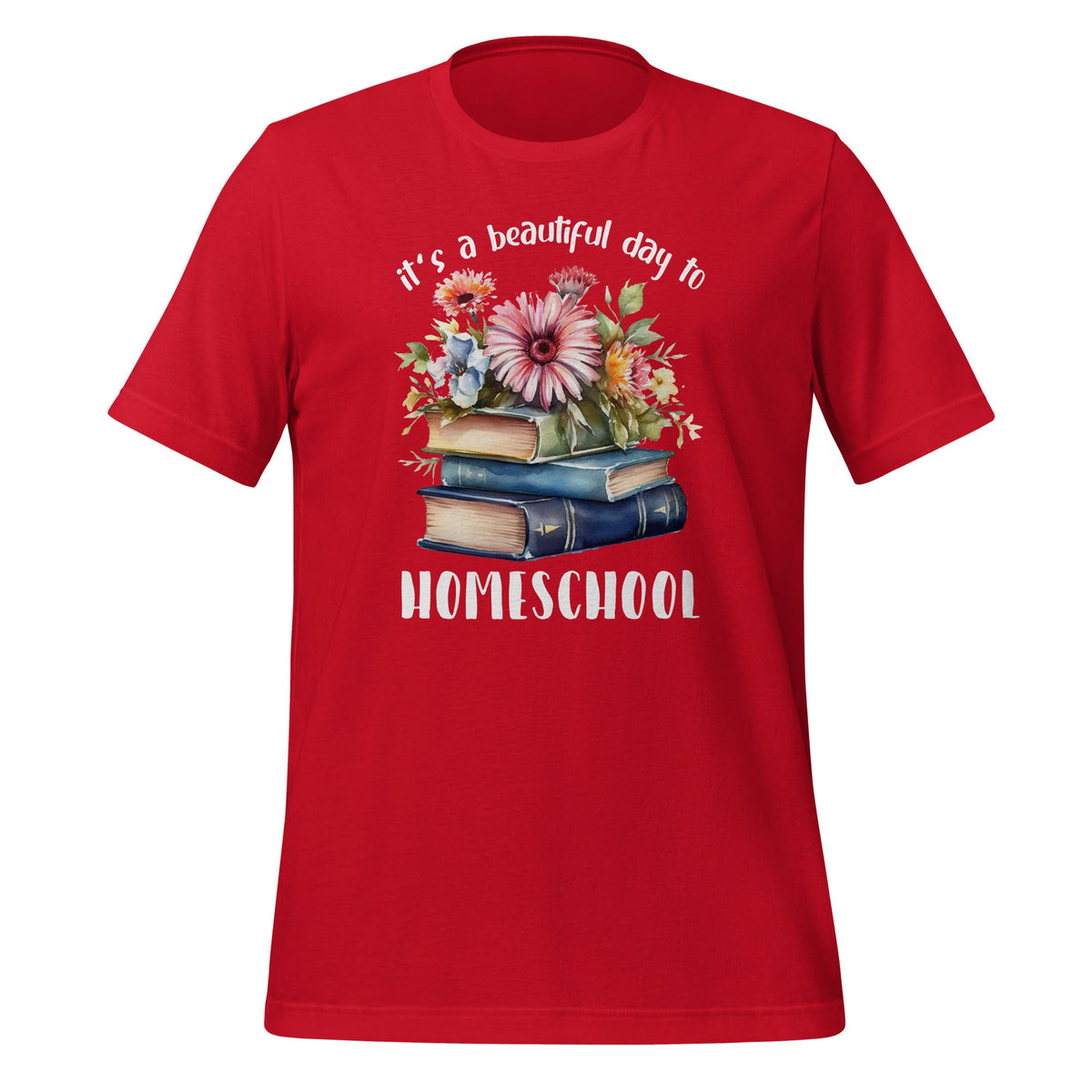 Its A Beautiful Day To Homeschool Books Flowers Butterflies product image 3