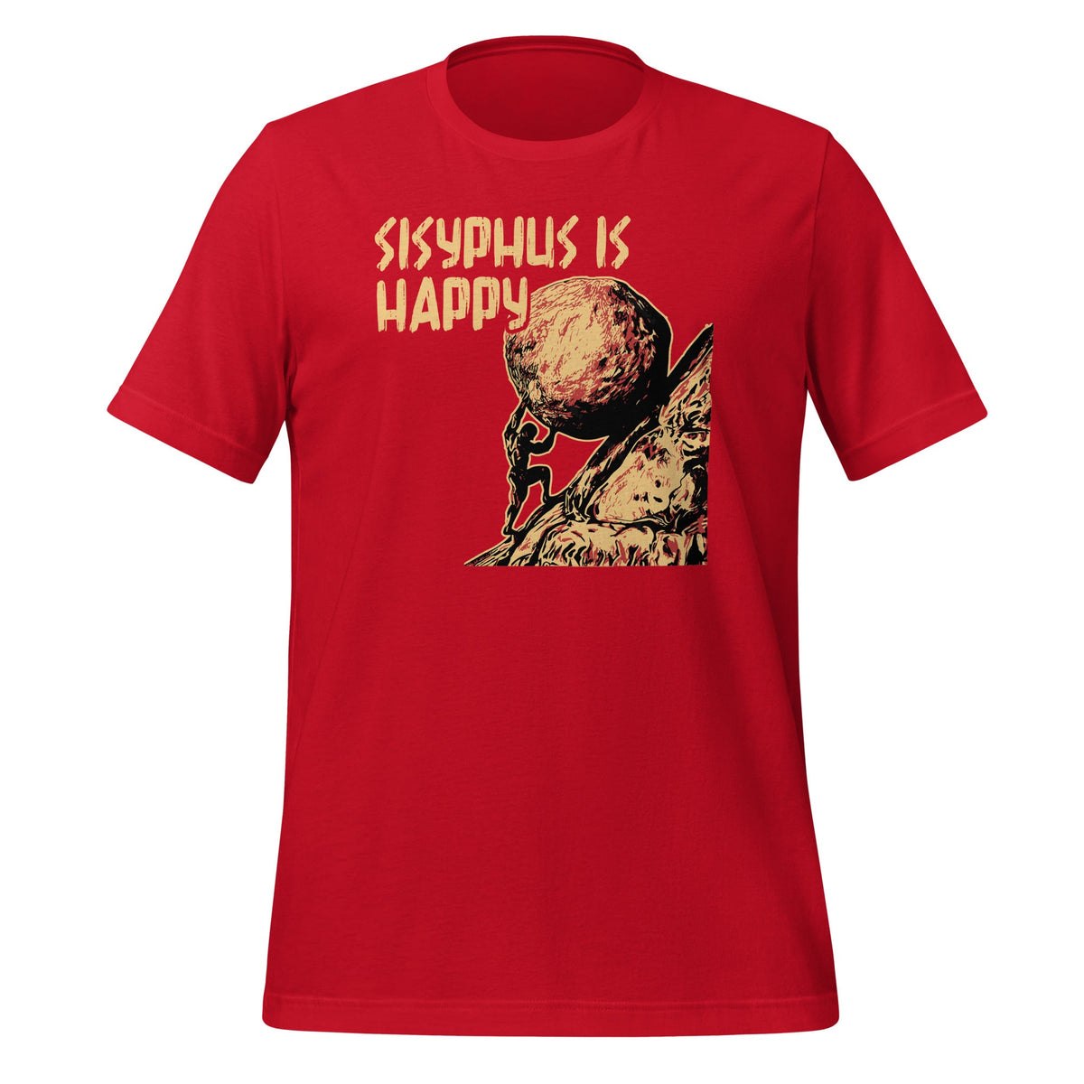 Sisyphus Is Happy Funny Greek Myth Meme Philosophy product image 4