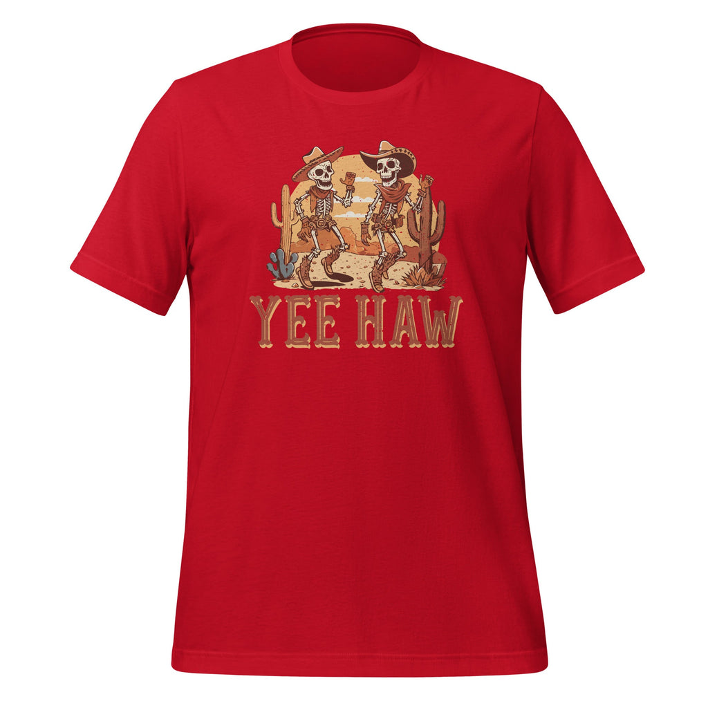Funny Cowboy Skeleton Dancing Yeehaw Western Halloween product image 4