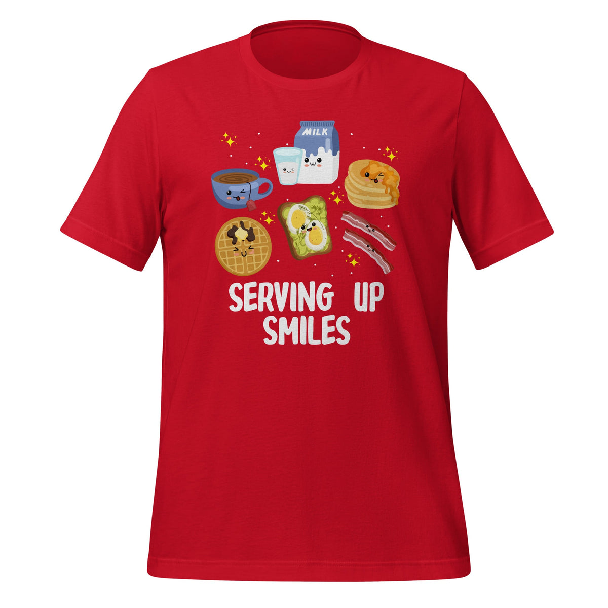 Serving Up Smiles Lunch Lady Unisex T-Shirt product image 3