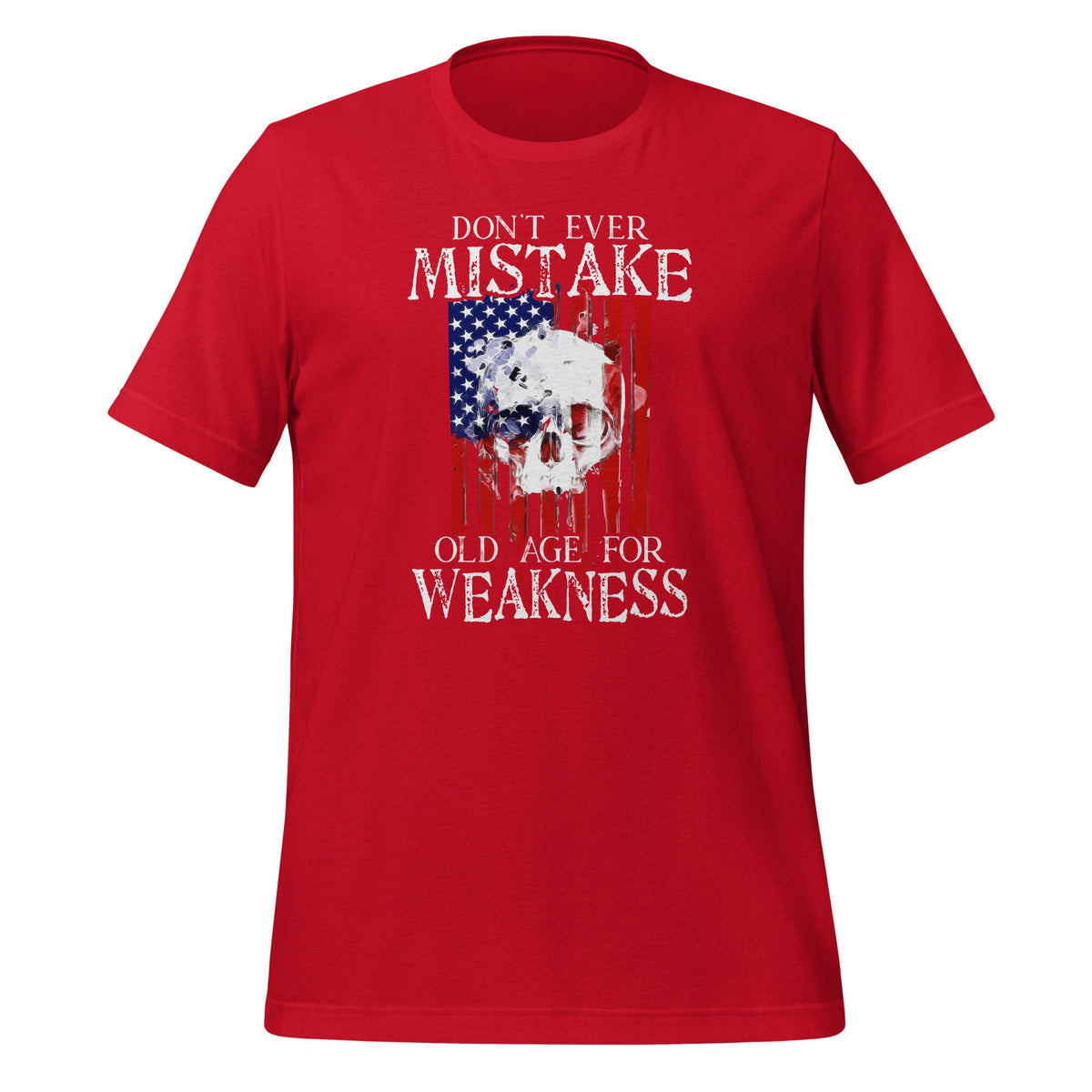 Don't Ever Mistake Old Age For Weakness American Flag product image 4