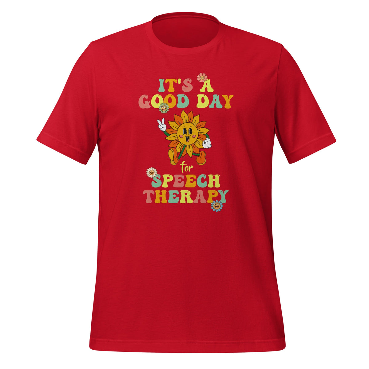 Retro Groovy It's A Good Day For Speech Therapy Smile Face product image 4