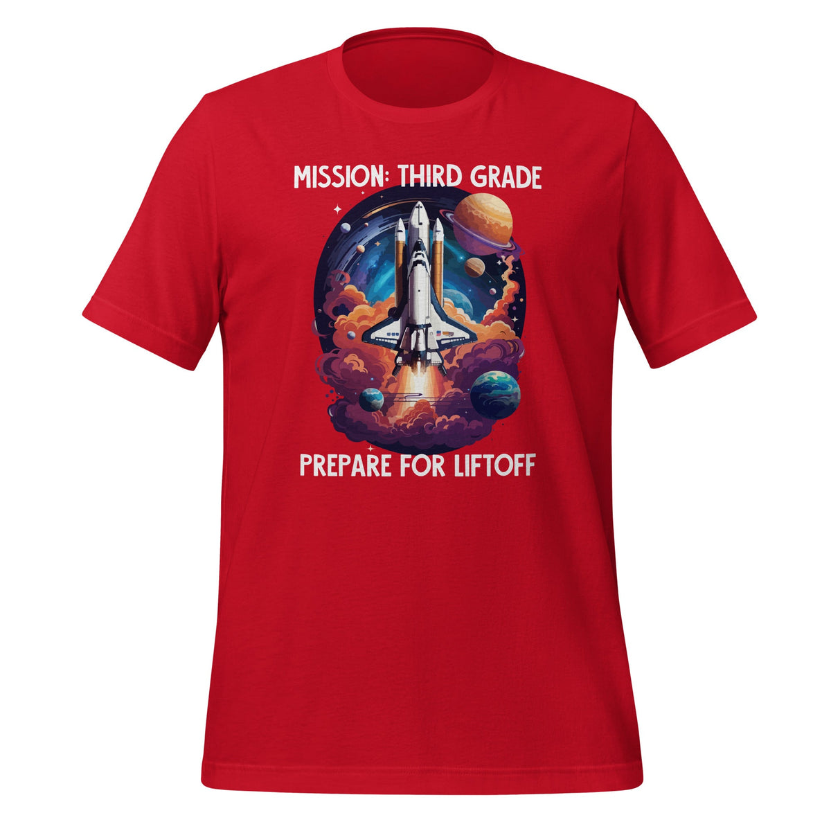 Mission Third Grade Space Rocket Back To School Unisex product image 4