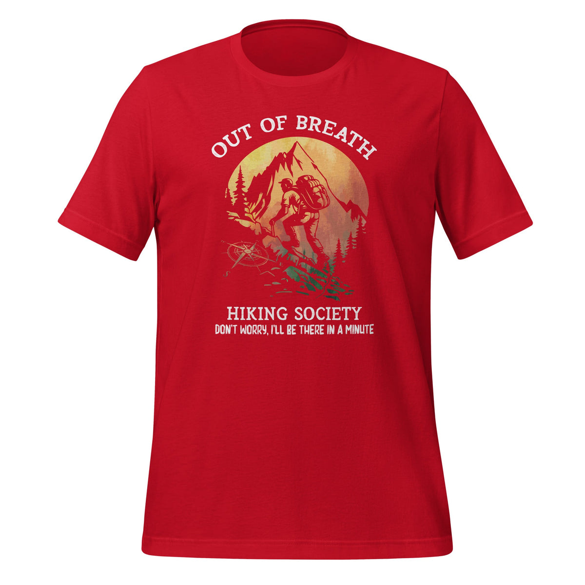 Out of Breath Hiking Society Don't Worry Mountains Unisex product image 4