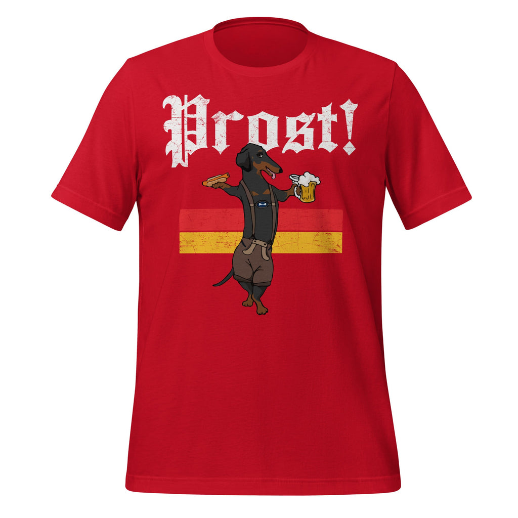 Oktoberfest Wiener Dog Prost German Costume Unisex T-Shirt product image 4
