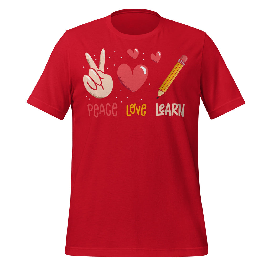 Peace Love Learn Funny Teacher Student 100th Days Of School product image 4