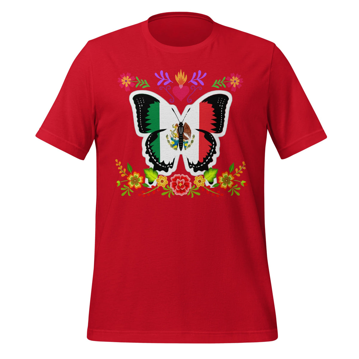 Mexican Independence Day Butterfly Mexico Unisex T-Shirt product image 4