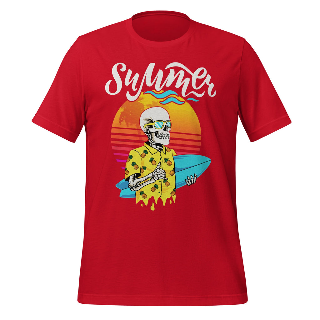 Retro Skeleton With Sunglasses Summer Goth Vacation Skull product image 4