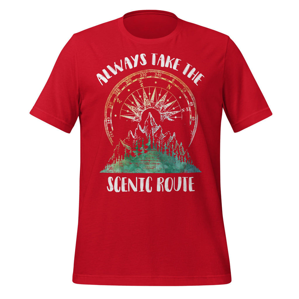Always Take Scenic Route Outdoor Trip Adventure Unisex product image 4