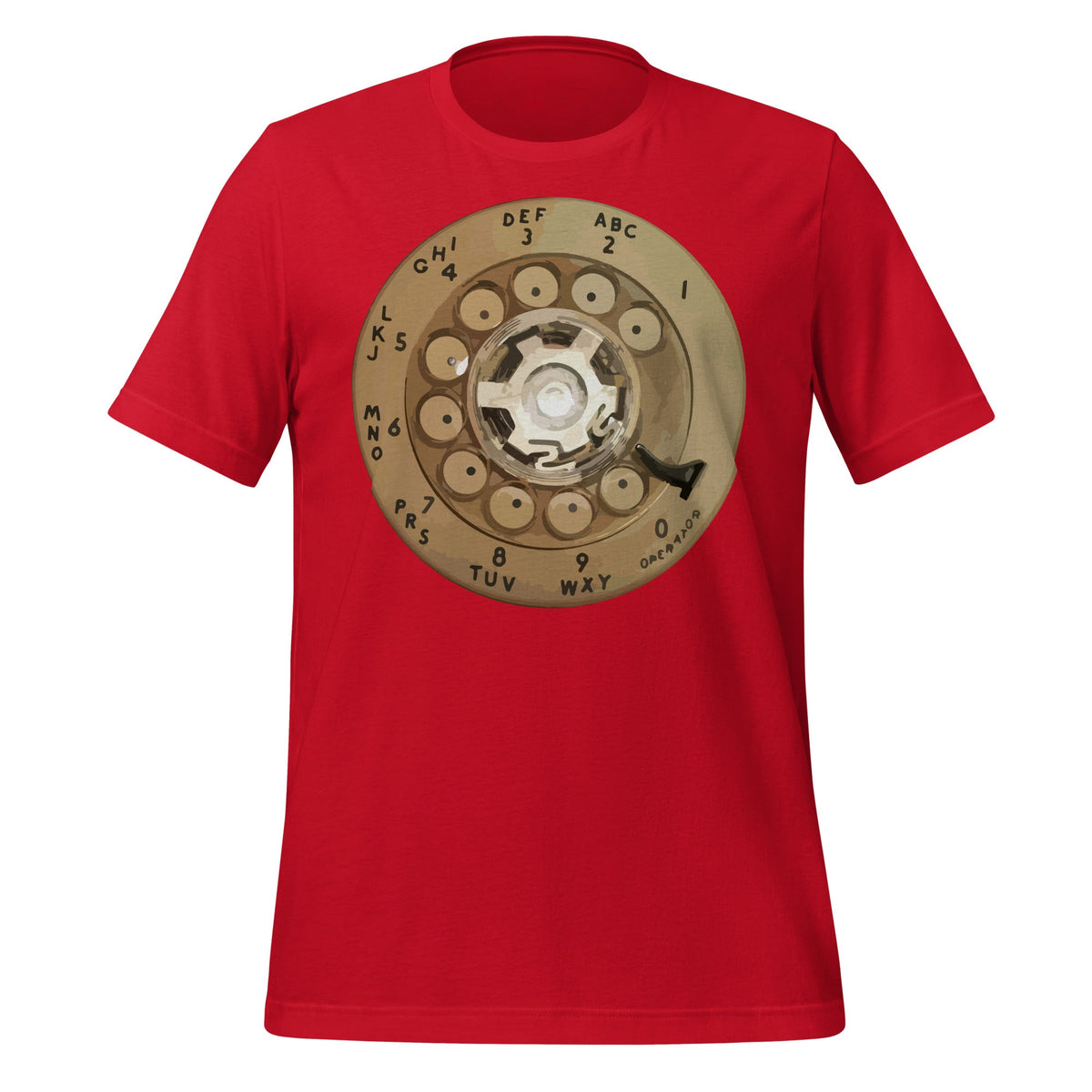 Vintage Retro Rotary Dial Phone Graphic Art Unisex T-Shirt product image 4