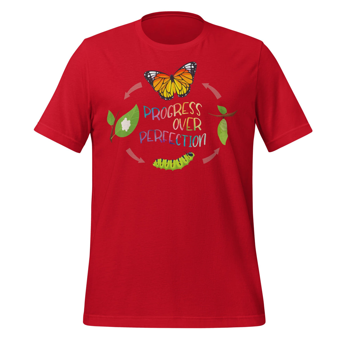 Progress Over Perfection Caterpillar Back To School Teacher product image 4