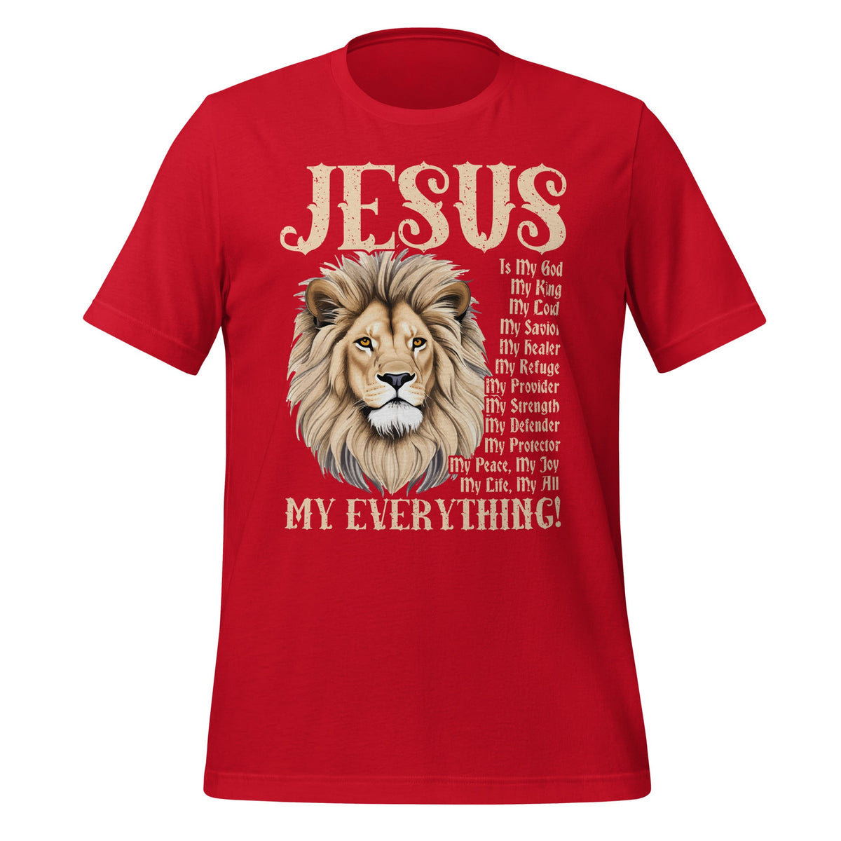 Jesus Is My God King Lord Savior Protector Lion Christian product image 4