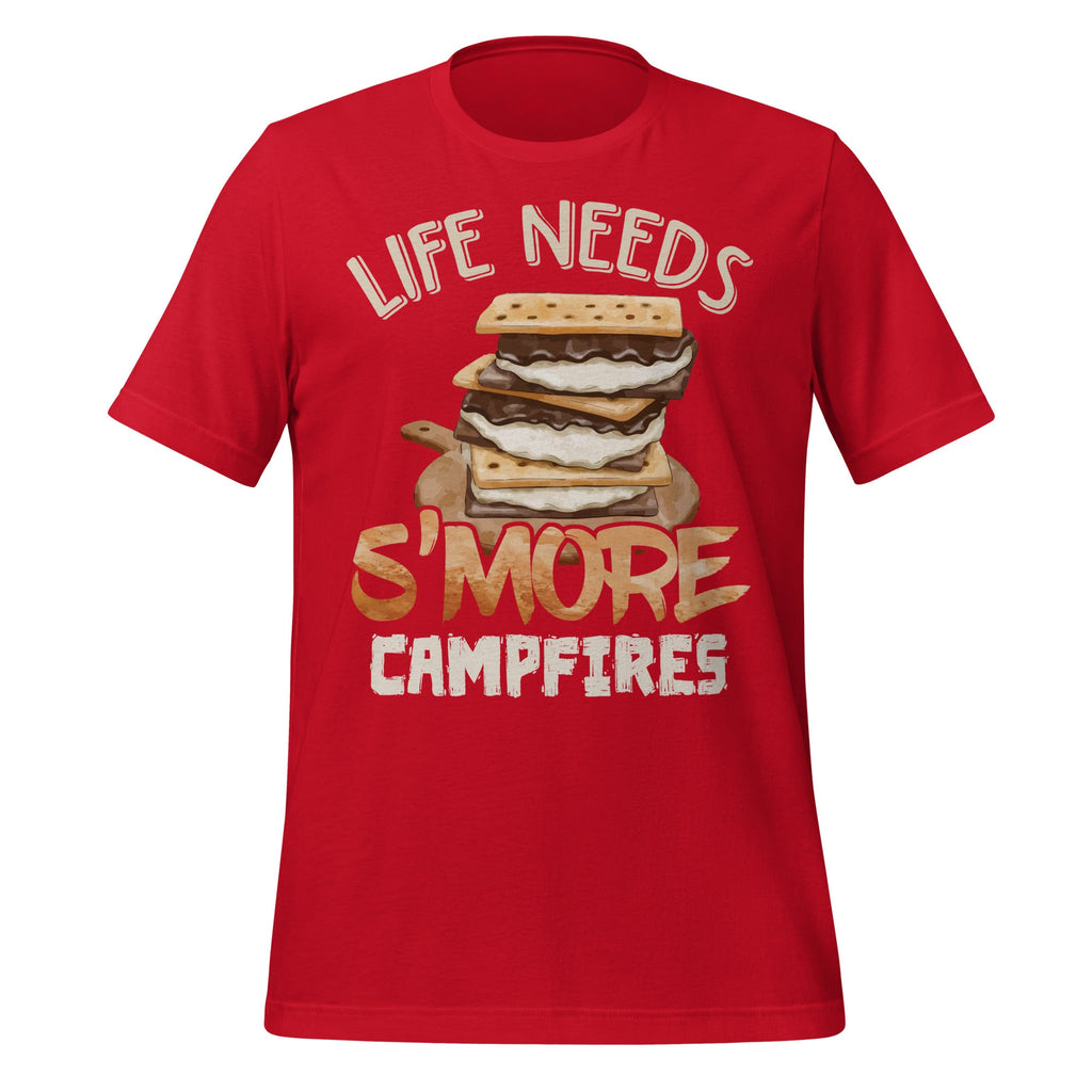 Life Needs S'more Campfires Funny Food Dessert Lover Unisex product image 4
