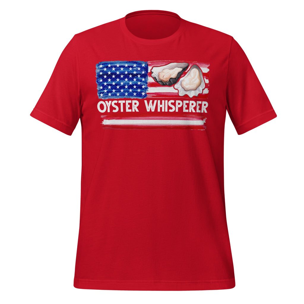Oyster Whisperer USA America Flag Vintage Shucker Shucking product image 4