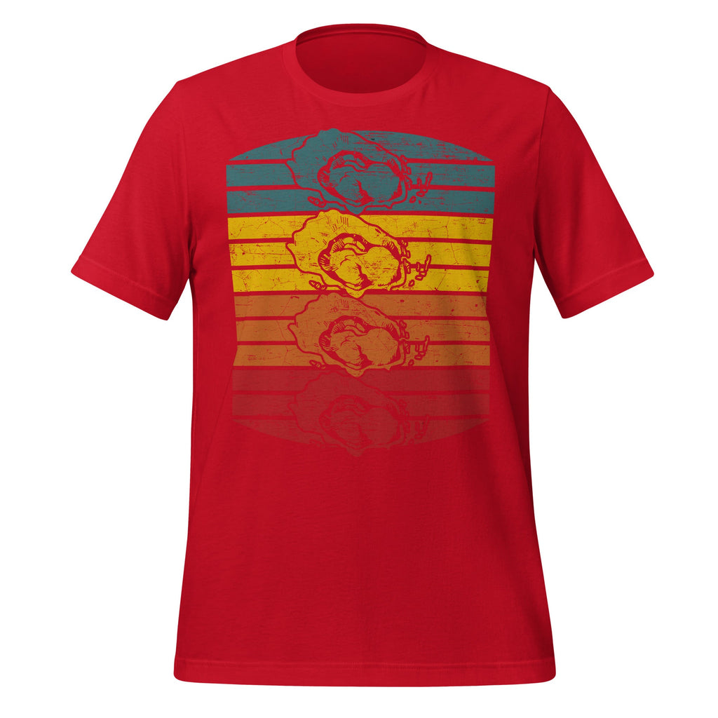 Vintage Animal Oyster Lover Retro 70s 80s Unisex T-Shirt product image 4
