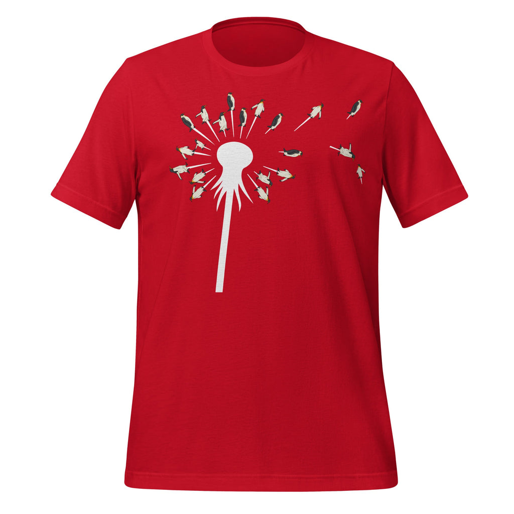 Dandelion Penguins Bird Animal Lover Unisex T-Shirt product image 4