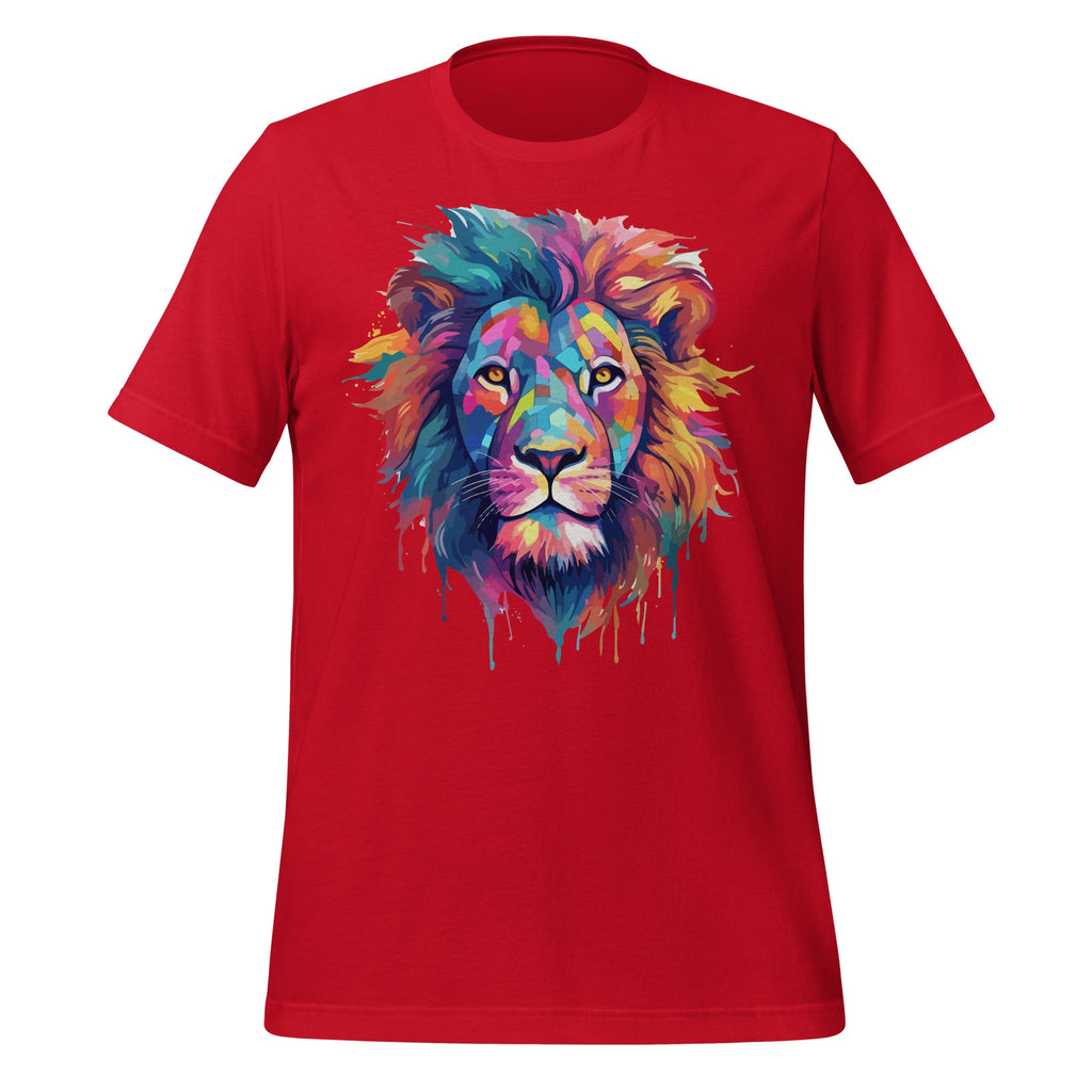 Spirit Animal Multicolor Art Leo Lion Colorful Unisex product image 4