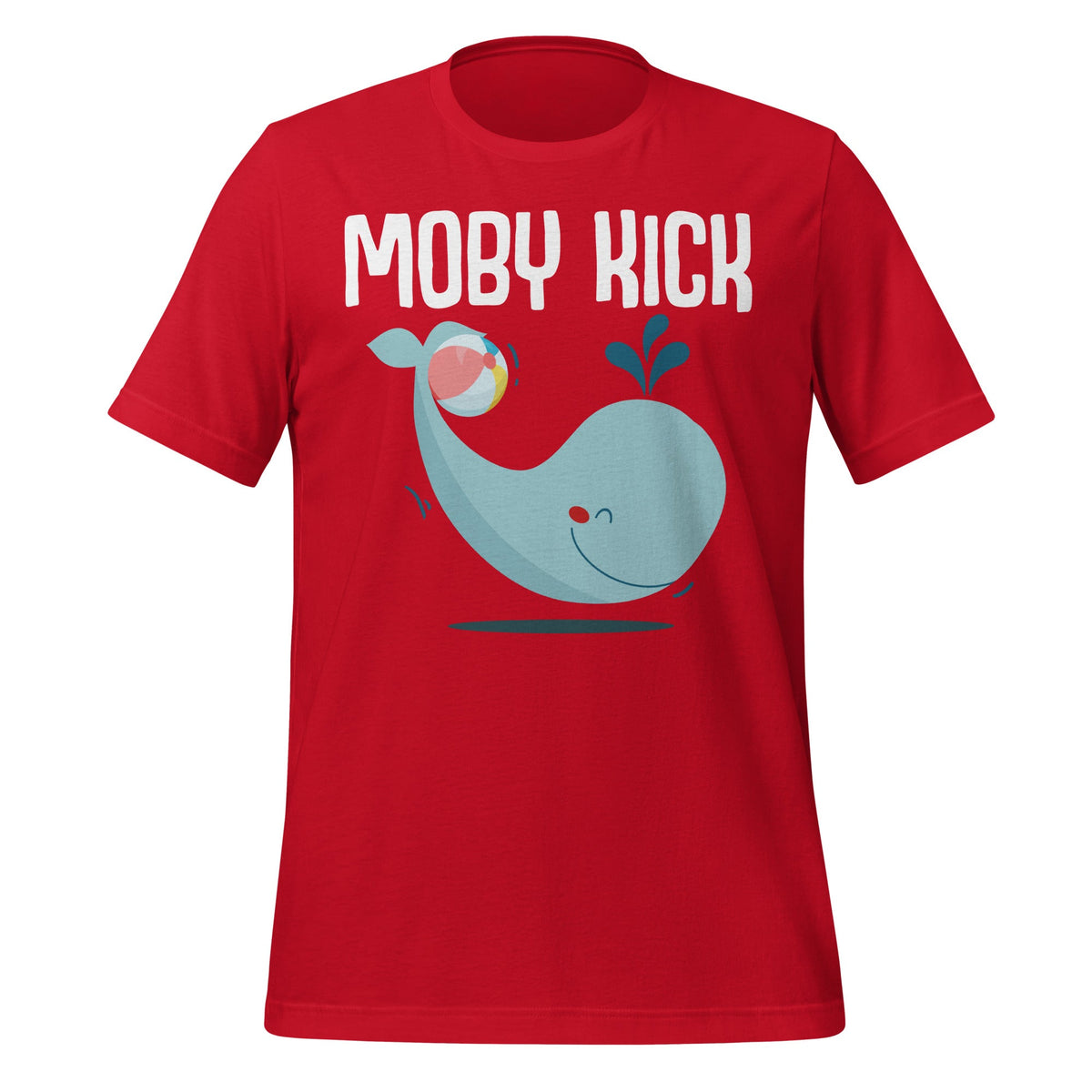 Moby Kick Kickball Sports Animal Unisex T-Shirt product image 4