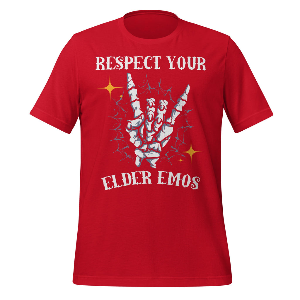 Respect Your Elder Emos Music Fans Unisex T-Shirt product image 4