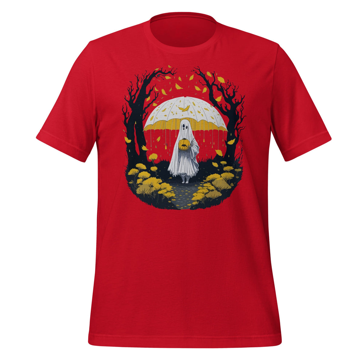 Vintage Floral Ghost Halloween In The Forest Gothic Unisex product image 4