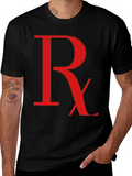 Rx Symbol Graphic T-Shirt - Black product image 1