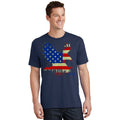 USA Bald Eagle Flag Drip 4th of July T-Shirt product image 1