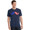 USA Mustache American Stache T-Shirt product image 1