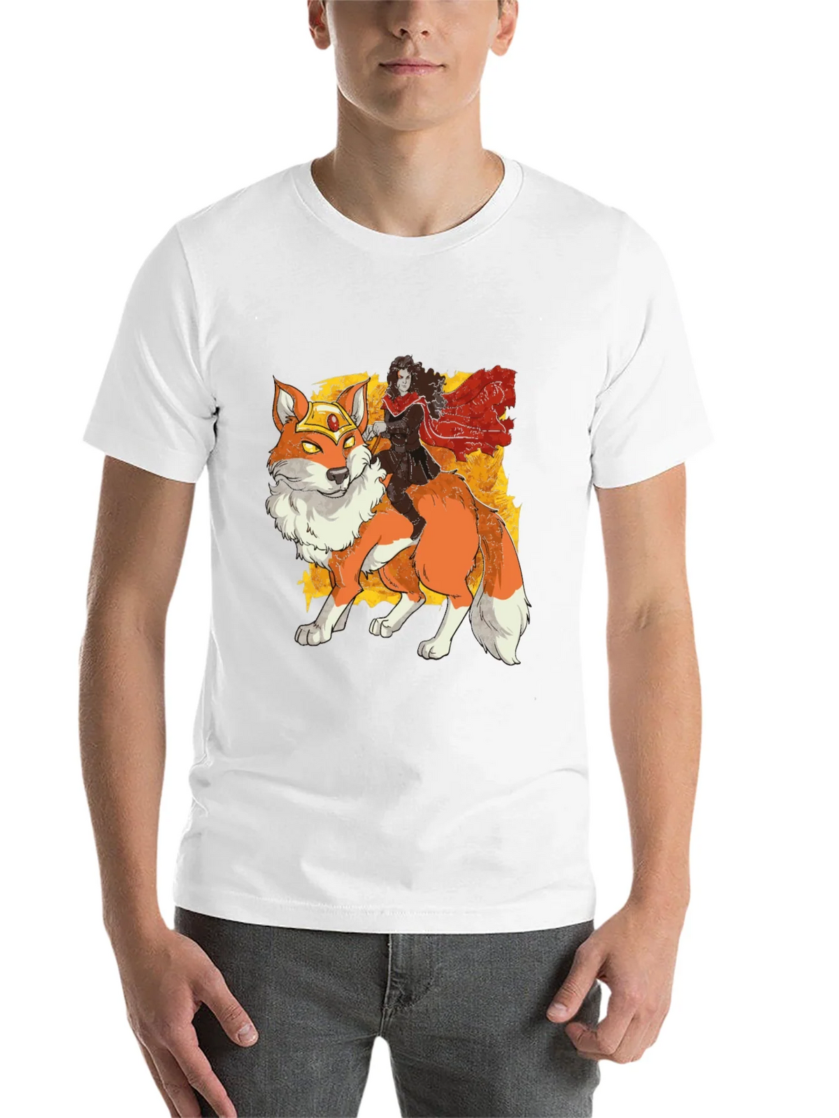 Fox Rider Graphic T-Shirt - Black product image 9