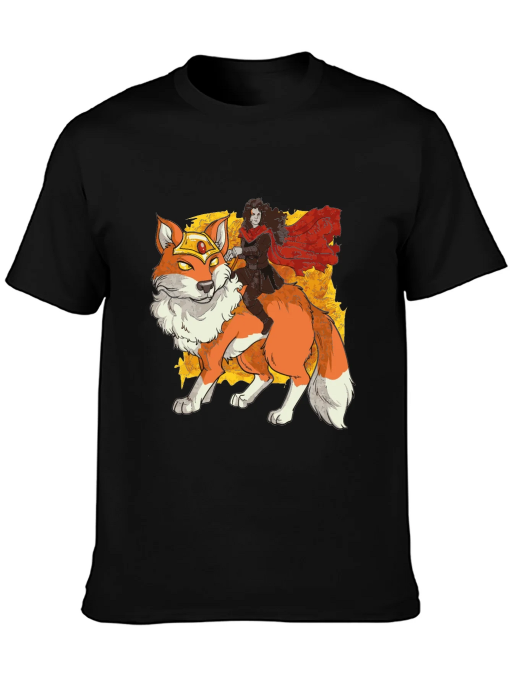 Fox Rider Graphic T-Shirt - Black product image 3