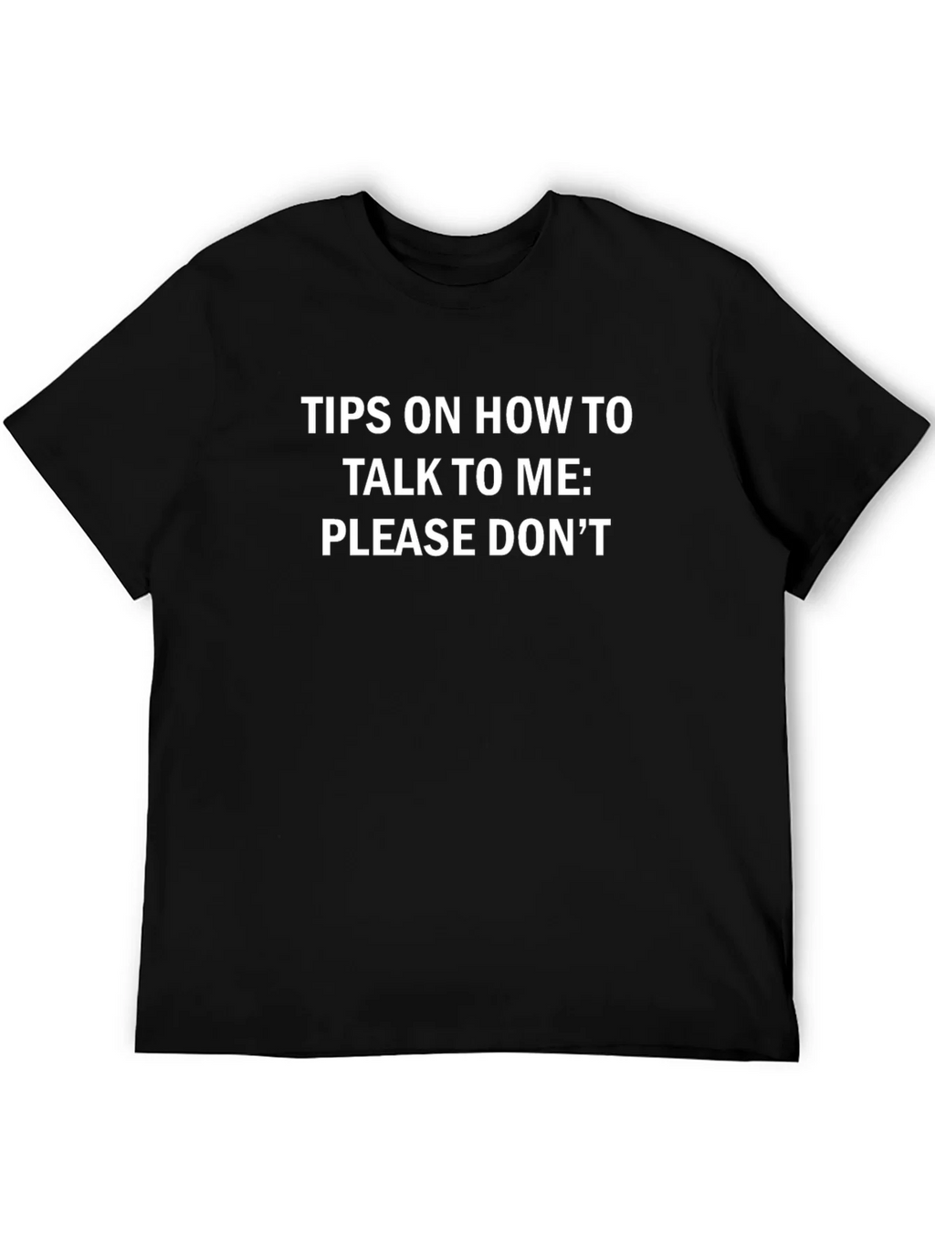 Funny Please Dont Talk To Me Graphic T-Shirt product image 5
