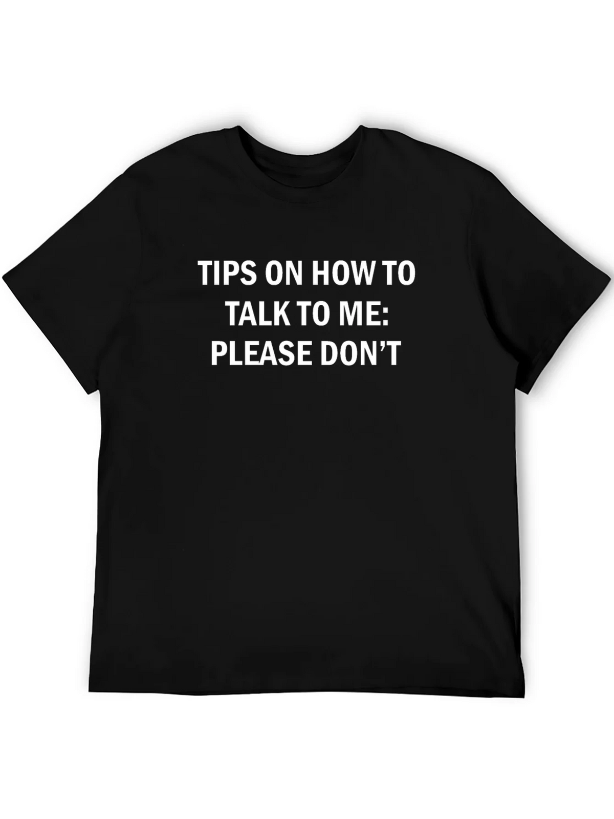 Funny Please Dont Talk To Me Graphic T-Shirt product image 5