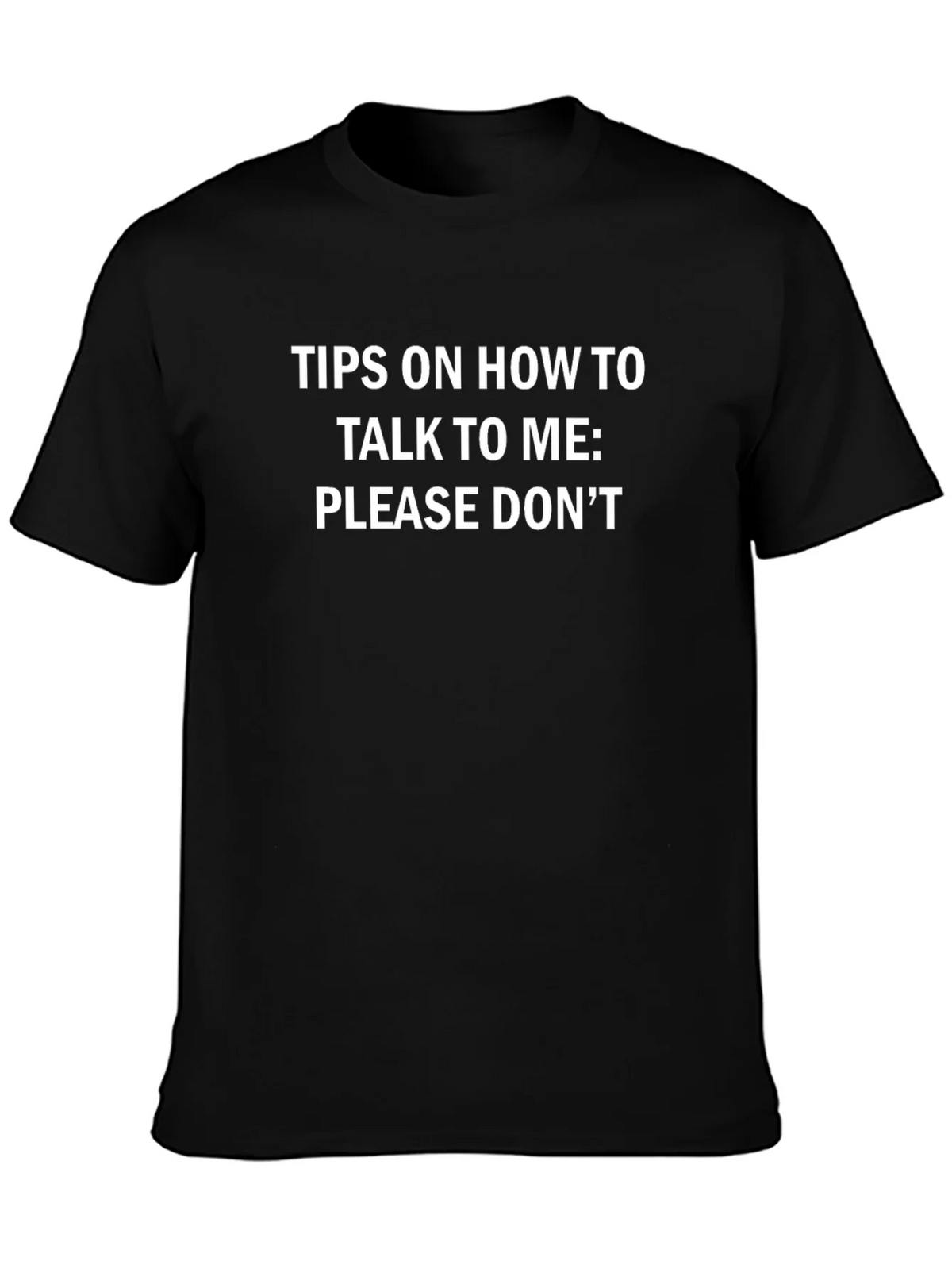 Funny Please Dont Talk To Me Graphic T-Shirt product image 3