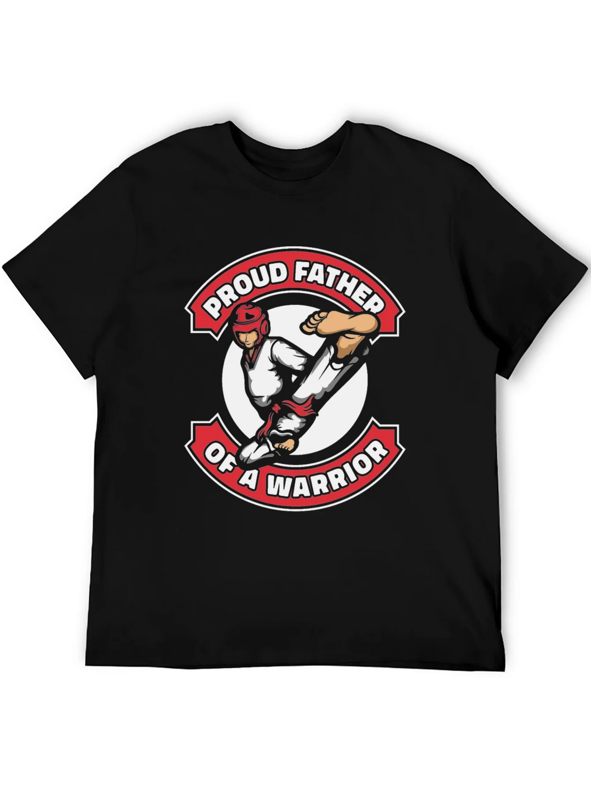 Proud Father Warrior Graphic T-Shirt product image 5