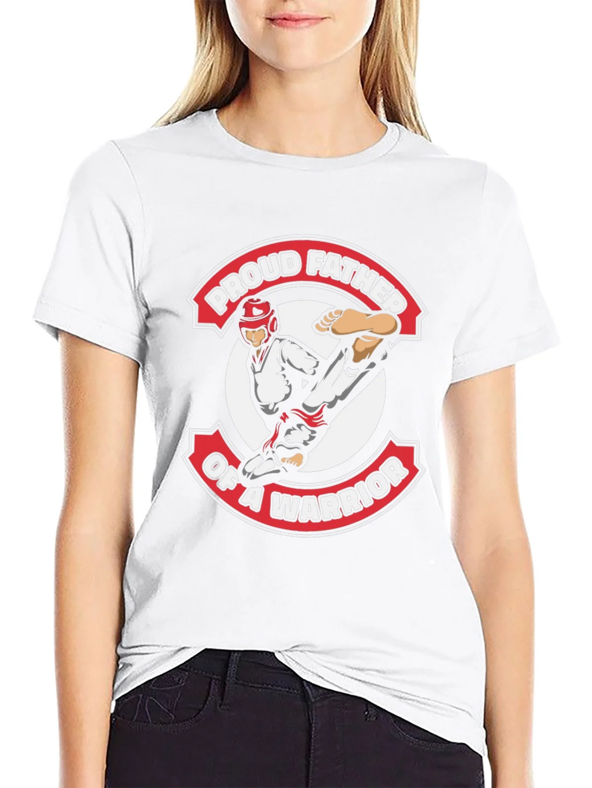 Proud Father Warrior Graphic T-Shirt product image 8