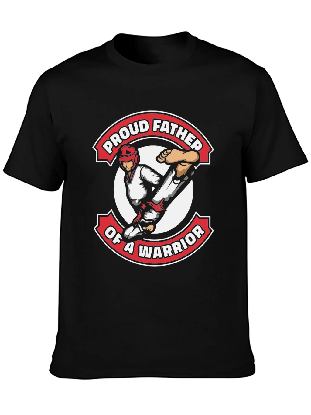 Proud Father Warrior Graphic T-Shirt product image 3