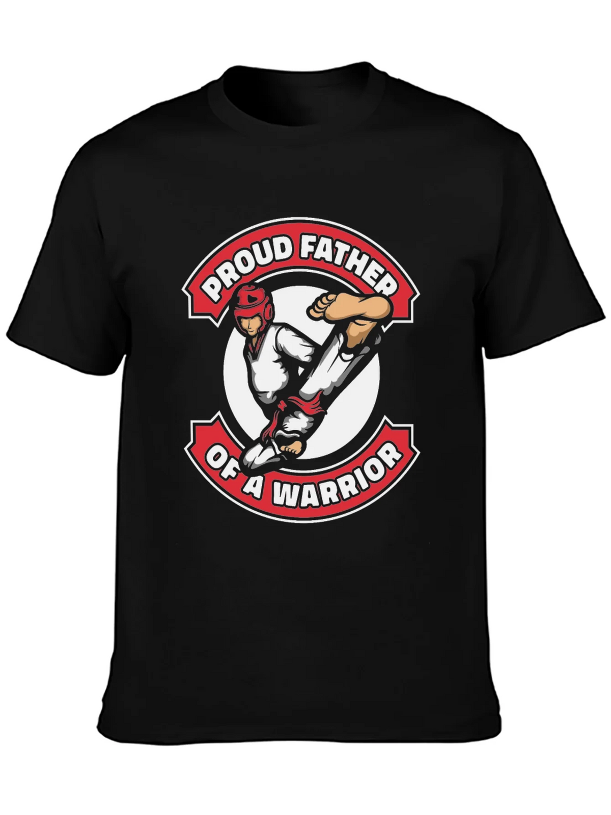 Proud Father Warrior Graphic T-Shirt product image 3