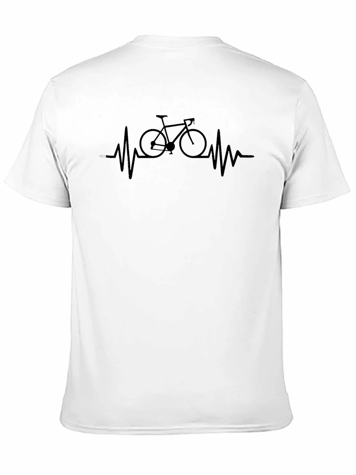 Bike Heartbeat Graphic Tee - Cyclist Passion T-Shirt product image 10