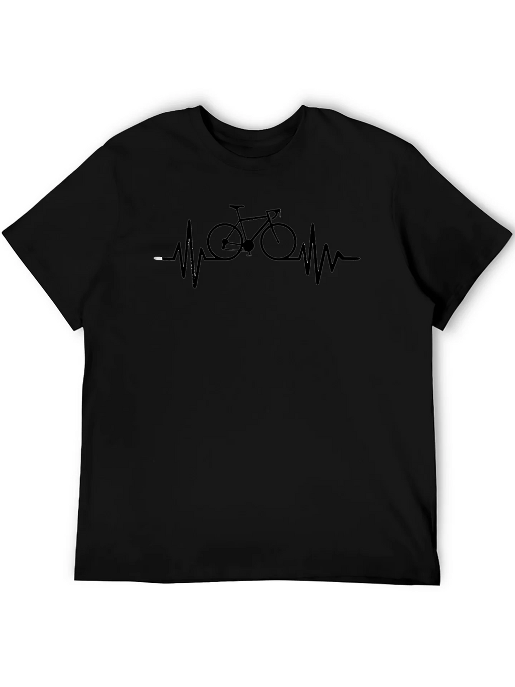 Bike Heartbeat Graphic Tee - Cyclist Passion T-Shirt product image 5