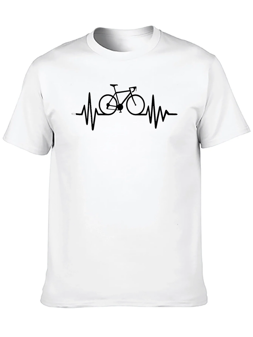 Bike Heartbeat Graphic Tee - Cyclist Passion T-Shirt product image 9
